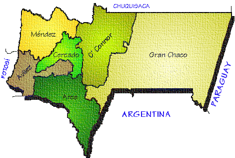 ::..  Mapa de Tarija  ..::